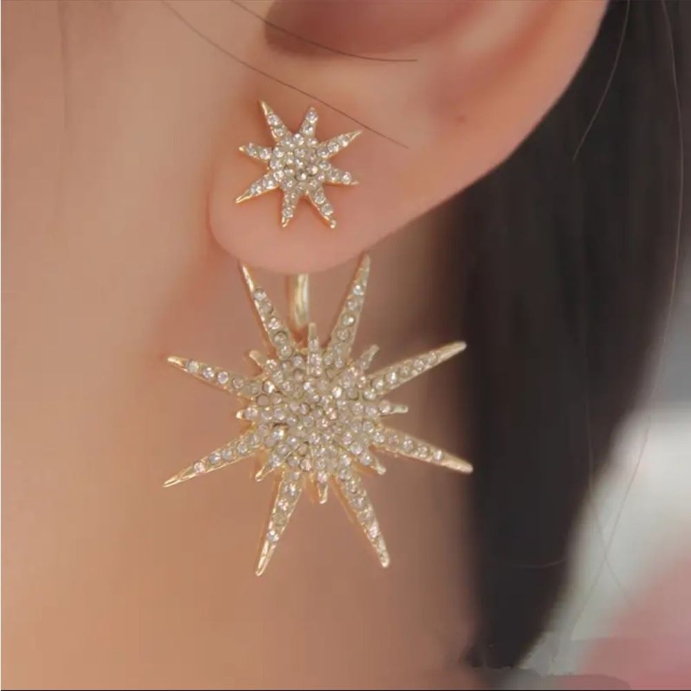 NEW women’s Sparkling Stud Earrings 1pc